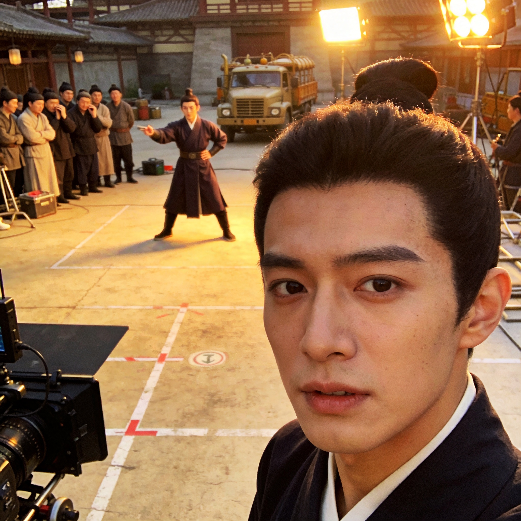 男演员用替身
